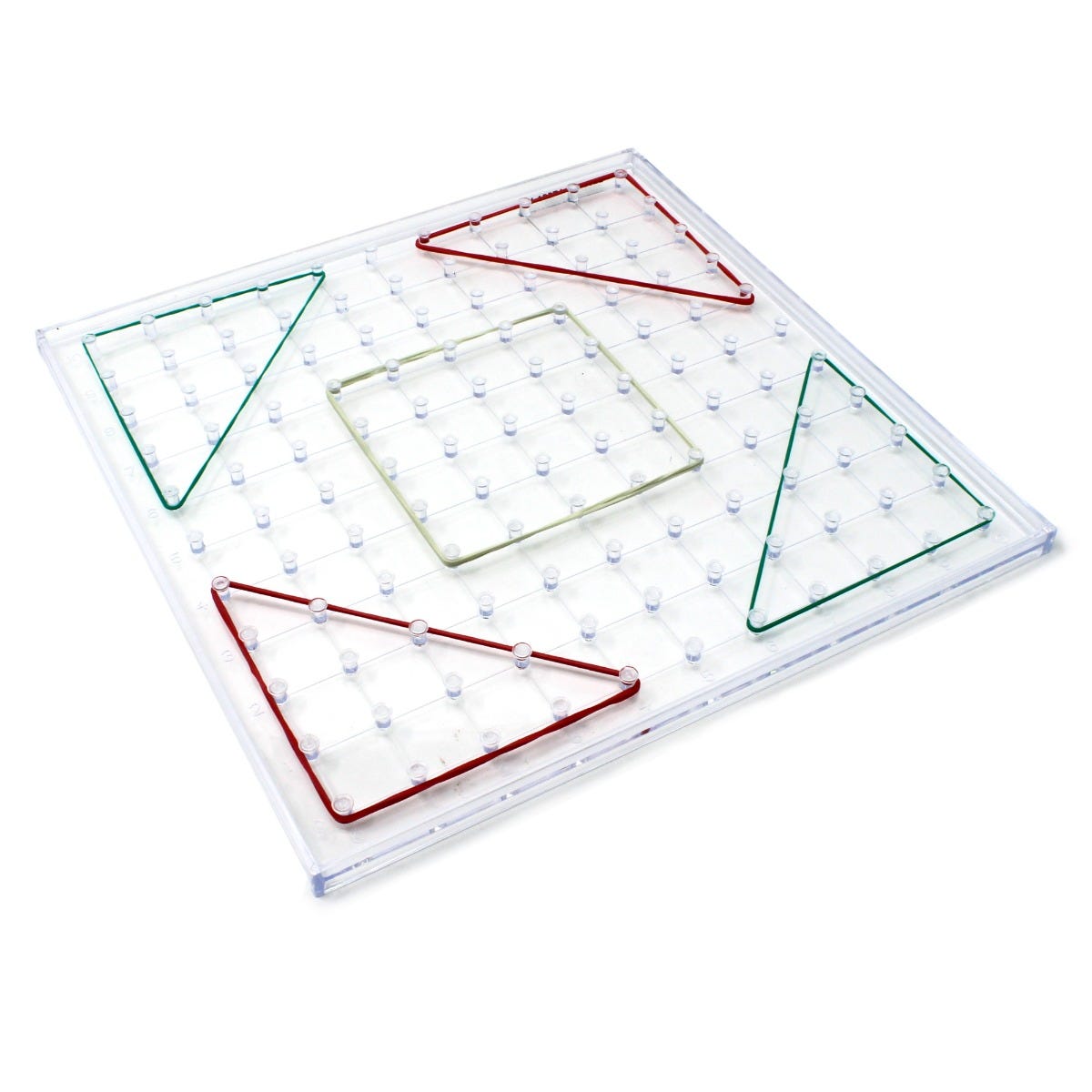 Transparent Geoboard, Transparent Geoboard,games for fine motor skills,special needs toys,special needs toys and games, Transparent Geoboard,Geoboards are a visual way for children to grasp the basics of maths principles including geometry, symmetry, angles, fractions, and more through fun, hands-on learning activities. Made from durable transparent plastic, the 11 x 11 pin Transparent Geoboard is ideal for maths learning in the classroom and at home. UseGeoboards are a visual way for children to grasp the 