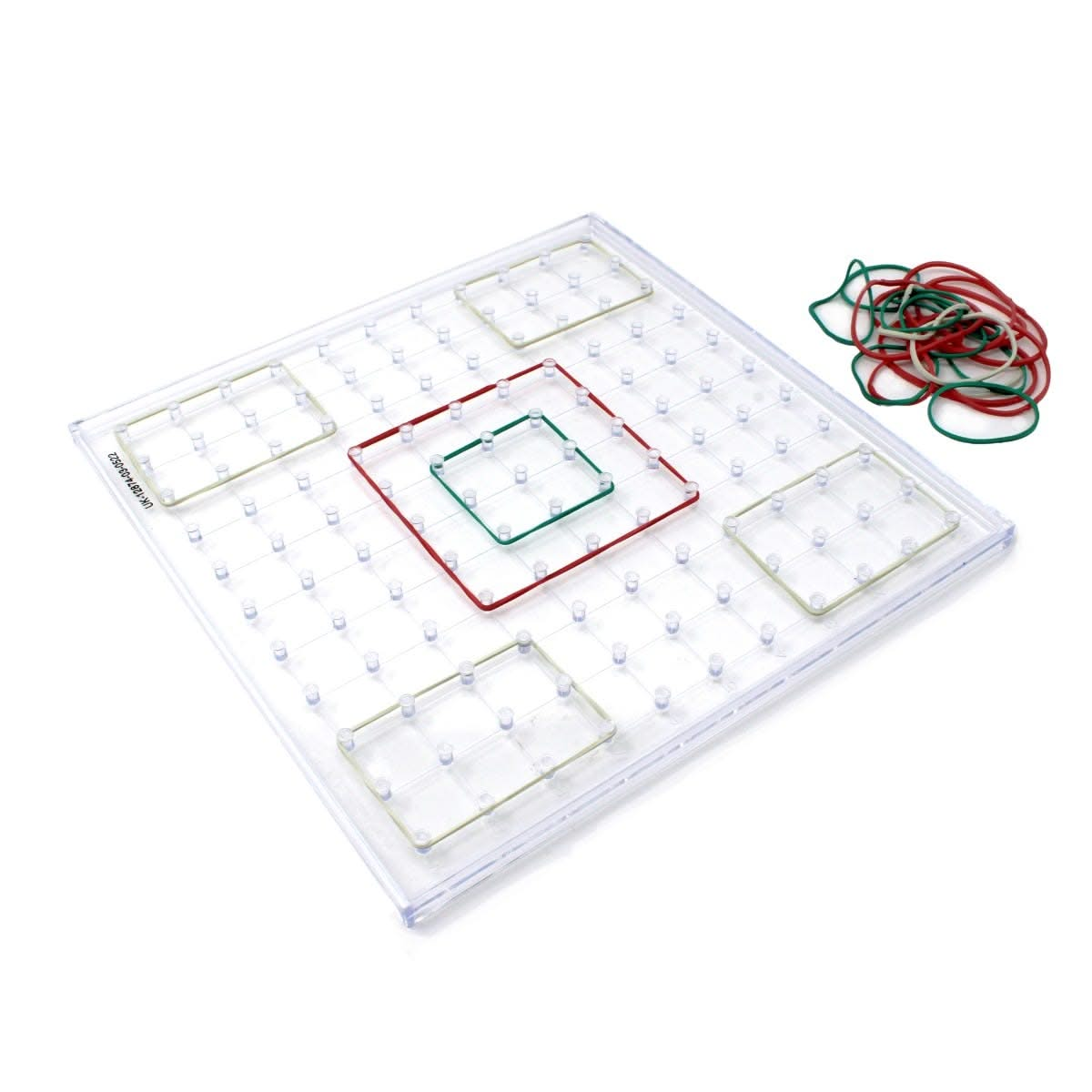 Transparent Geoboard, Transparent Geoboard,games for fine motor skills,special needs toys,special needs toys and games, Transparent Geoboard,Geoboards are a visual way for children to grasp the basics of maths principles including geometry, symmetry, angles, fractions, and more through fun, hands-on learning activities. Made from durable transparent plastic, the 11 x 11 pin Transparent Geoboard is ideal for maths learning in the classroom and at home. UseGeoboards are a visual way for children to grasp the 