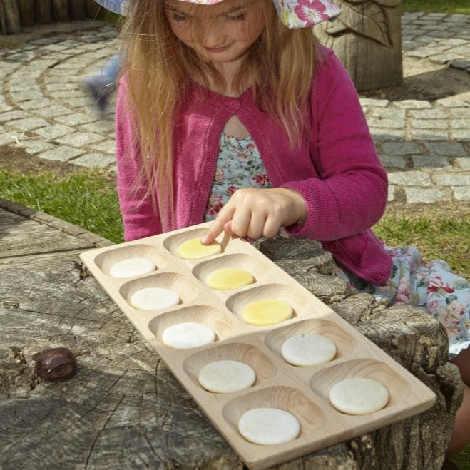 Two-Tone Counting Stones, Two-Tone Counting Stones,Yellowdoor Two-Tone Counting Stones,Counting resources,Math resources, Two-Tone Counting Stones,This invitingly smooth set of 20 double-sided stones is ideal for counting, pattern making, number bonds, and sorting, among other maths concepts. These durable counters are made from a stone and resin mix and can be used outside, in water, and in sand. Their tactile nature encourages exploration, interaction and open-,Two-Tone Counting StonesThis invitingly smoo