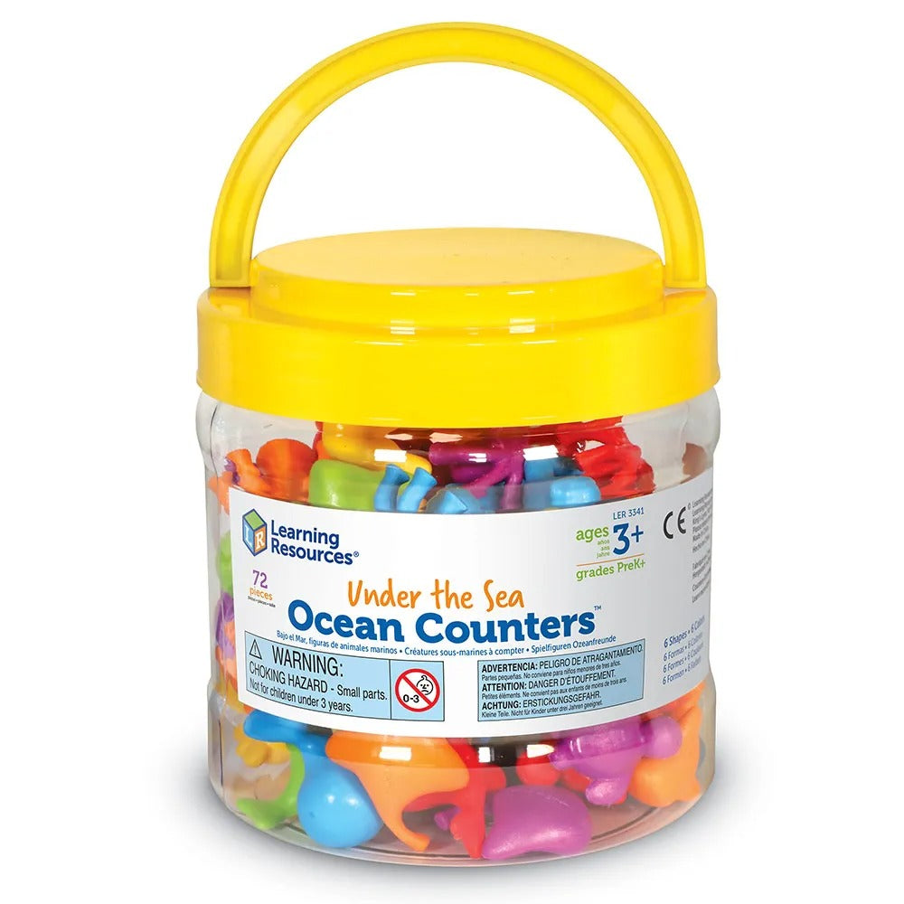 Under the Sea Ocean Counters Set of 72, Under the Sea Ocean Counters,numeracy resources,school numeracy resources,school classroom resources, Under the Sea Ocean Counters Set of 72,Unique, attractive counters combine modern design and colours for early maths fun! These modern, colourful counters are a great way to liven up a variety of maths activities. Ideal for developing counting skills, sorting and patterning, these soft rubber counters are wipe clean - perfect for hands-on use.Unique, attractive counte