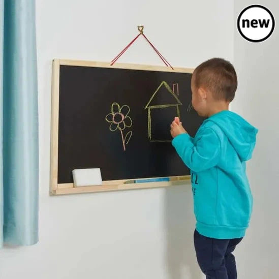 Wall Hanging Dry Wipe Board and Chalkboard Easel, Wall Hanging Dry Wipe Board and Chalkboard Easel,Children's chalkboard,Mark making,Children's mark making activities,activity Chalkboard, Wall Hanging Dry Wipe Board and Chalkboard Easel,Wall Hanging Dry Wipe Board and Chalkboard Easel Encourage creativity, learning, and development with the Wall Hanging Dry Wipe Board and Chalkboard Easel – a perfect tool for young learners to express themselves and enhance their skills. ThisWall Hanging Dry Wipe Board and 