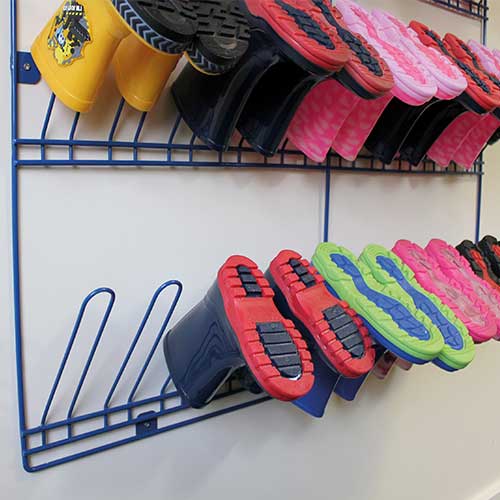 Wall Mountable Wellie Rack, Wall Mountable Wellie Rack,Wall Mounted Wellington Boot Rack,Wellington Boot Holder,School Wellington Boot Holder,school classroom resources, Wall Mountable Wellie Rack,Introducing the Wall Mountable Wellie Rack, the ultimate storage solution for classroom cloakrooms! Say goodbye to the clutter of scattered wellies with this innovative and easy-to-use rack.Designed to provide a practical and space-saving storage option, the Wall Mountable Wellie Rack ensures that wellies of all s