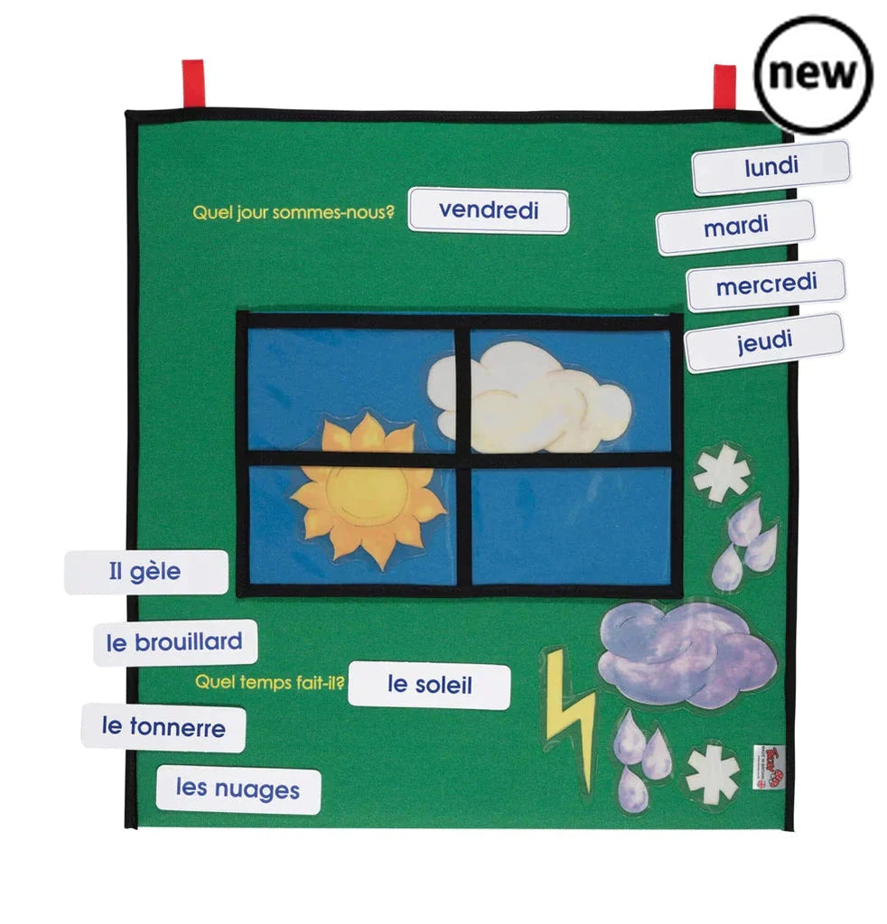 Weather Window (French), Weather Window (French),EYFS Weather resources,Weather learning resources, Weather Window (French),Weather Window French – Engage and Learn with a Fun Bilingual Weather Chart The Weather Window French is an innovative and interactive weather chart designed to enhance learning through observation and engagement. Perfect for classrooms and learning environments, this bilingual tool combines practical weather trackingWeather Window French – Engage and Learn with a Fun Bilingual Weather