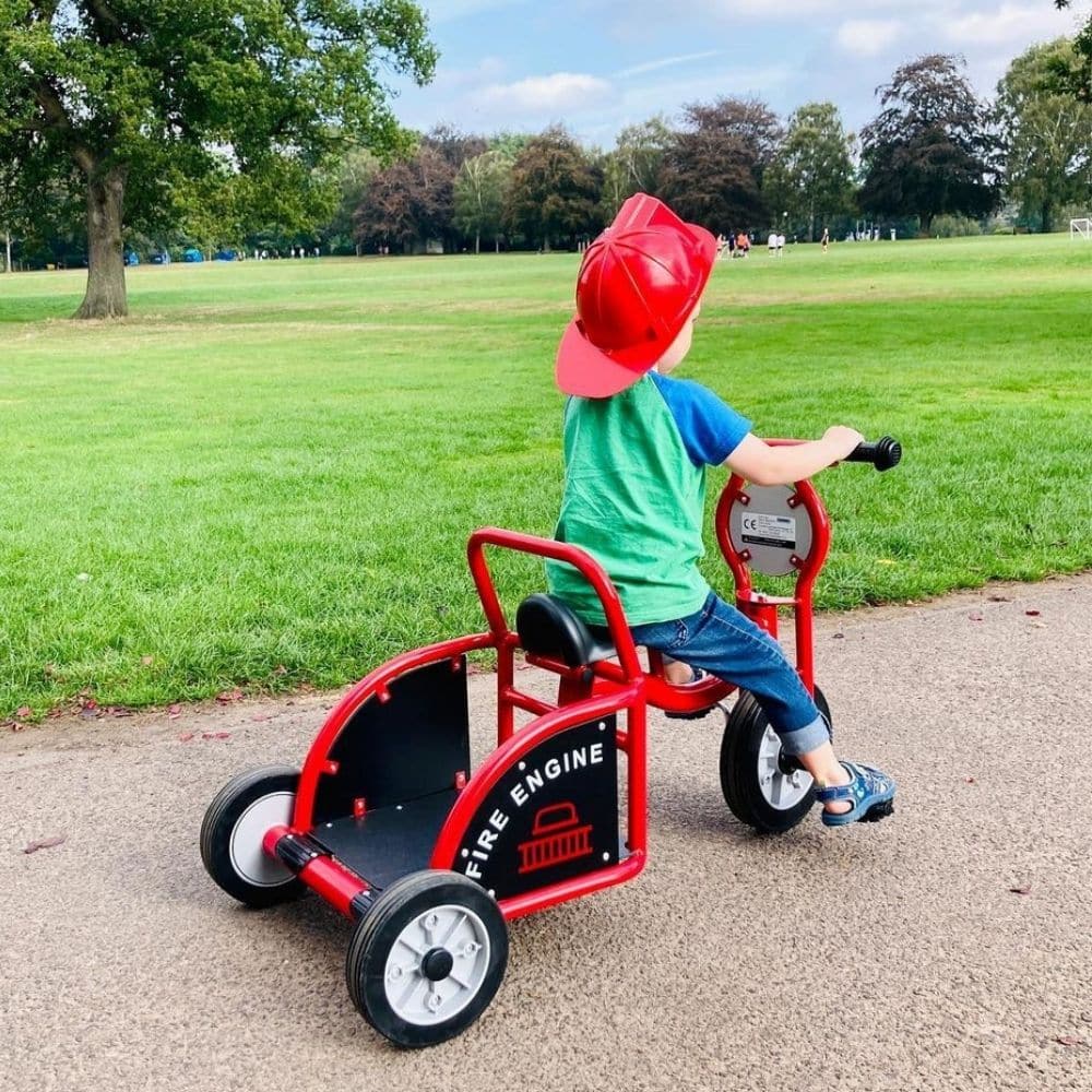 Wisdom Fire Engine, Wisdom Fire Engine,Wisdom fire engine Trike,Wisdom fire engine,trikes,wisdom toddler trikes,wisdom bikes,wisdom small trikes for children, Let young firefighters race to the rescue with the Wisdom Fire Engine Trike, a durable and action-packed ride-on designed for children aged 4 to 8 years. Perfect for role play and active adventures, this exciting trike encourages kids to dress up, take on heroic missions, and work as a team—whether as the brave driver steering to the scene or the pass