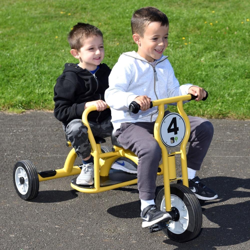 Wisdom Tandem Trike, Wisdom Tandem Trike,Tandem trike for children,Wisdom Small Trike,Wisdom trikes,Wisdom Tandem,wisdom toddler trikes,wisdom bikes,wisdom small trikes for children, Wisdom Tandem Trike,Wisdom Tandem Trike – Double the Fun, Double the Adventure The Wisdom Tandem Trike is perfect for encouraging teamwork and shared play among children aged 4-8. This innovative trike allows two riders to enjoy the journey together, with one in the driver’s seat and the other as a backseat driver holding onto 