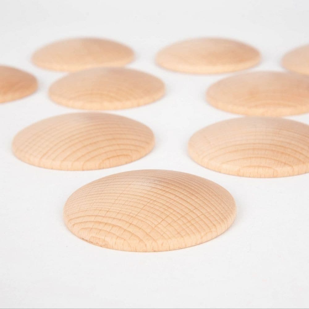 Wooden Discs - Pk10, Wooden Discs - Pk10,Heuristic Play,Heuristic Play babies,baby Heuristic Play,toddler Heuristic Play,Heuristic Play resources,Heuristic Play ideas, Wooden Discs - Pk10,The TickiT® Beechwood Discs provide an engaging way for children to explore, create, and learn through the hands-on principles of heuristic play. These smooth, natural beechwood discs encourage open-ended exploration and support a wide range of developmental skills, from motor skills to sensory awareness. Key Benefits:,Woo