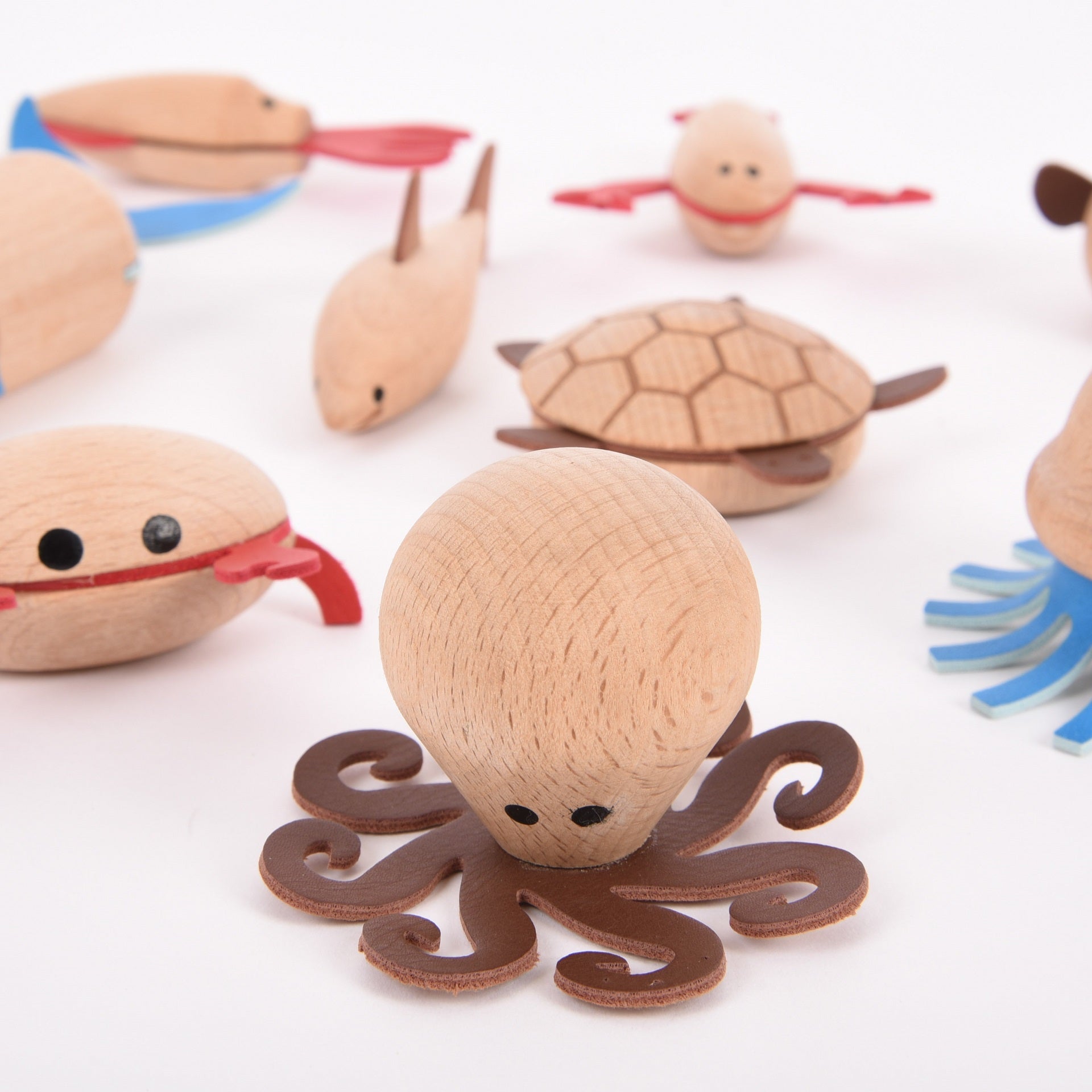 Wooden Sea Creatures, Wooden Sea Creatures,TICKiT Wooden Sea Creatures,Wooden play resources,wooden small world toys, Wooden Sea Creatures,TickiT® Wooden Sea Creatures: Dive into Imaginative Play Spark your child’s curiosity and creativity with our TickiT® Wooden Sea Creatures, a set of 10 beautifully crafted marine animals made from smooth, solid beechwood. This set includes a puffer fish, seahorse, squid, shark,TickiT® Wooden Sea Creatures: Dive into Imaginative Play Spark your child’s curiosity and creat