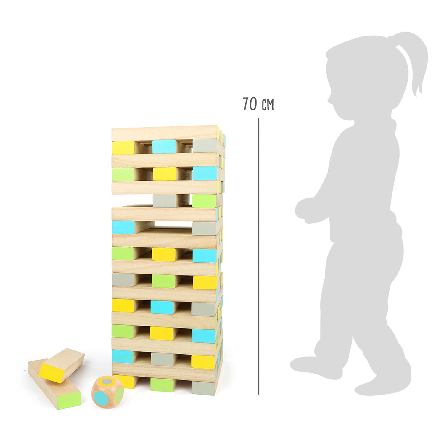 Wooden Wobbly Tower XXL, Wooden Wobbly Tower XXL,Giant Jenga Game,Stacking block game tower,stackng toys, Wooden Wobbly Tower XXL,Wooden Wobbly Tower XXL Get ready for an exciting game of balance and precision with the Wooden Wobbly Tower XXL! This larger-than-life version of the classic game brings an extra challenge and loads of fun for players of all ages. Crafted from 100% FSC-certified wood, this eco-friendly game ensures a sustainable and d,Wooden Wobbly Tower XXLWooden Wobbly Tower XXL Get ready for 