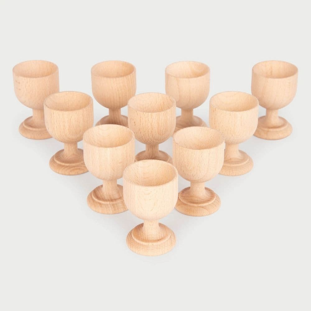 Wooden egg cups pack of 10, Wooden egg cups pack of 10,Heuristic Play babies,baby Heuristic Play,toddler Heuristic Play,Heuristic Play resources,Heuristic Play ideas, Wooden egg cups pack of 10,The word heuristic derives from the Greek word “eurisko” meaning “I discover” and describes an intuitive way of meeting challenges and solving problems. Enable your child to discover the wonders of learning through play with our TickiT® Beechwood Egg Cups - an essential part of our heuristic play range. These simple 