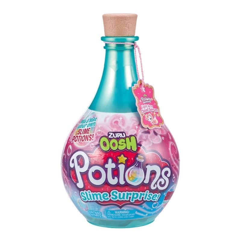 Zuru Oosh Potions Slime Surprise, Zuru Oosh Potions Slime Surprise,Oosh Potions Slime Surprise,Slime Kit,Messy play kit, Zuru Oosh Potions Slime Surprise,Potion bottle slime kit from Zuru. Open up the potion bottle to find all of the ingredients required to make two surprise slime concoctions. Follow the recipes to mix the parts together in the special brewing bottles, adding up to three different accessories that change the slime to be glittery, textured, orPotion bottle slime kit from Zuru. Open up the po