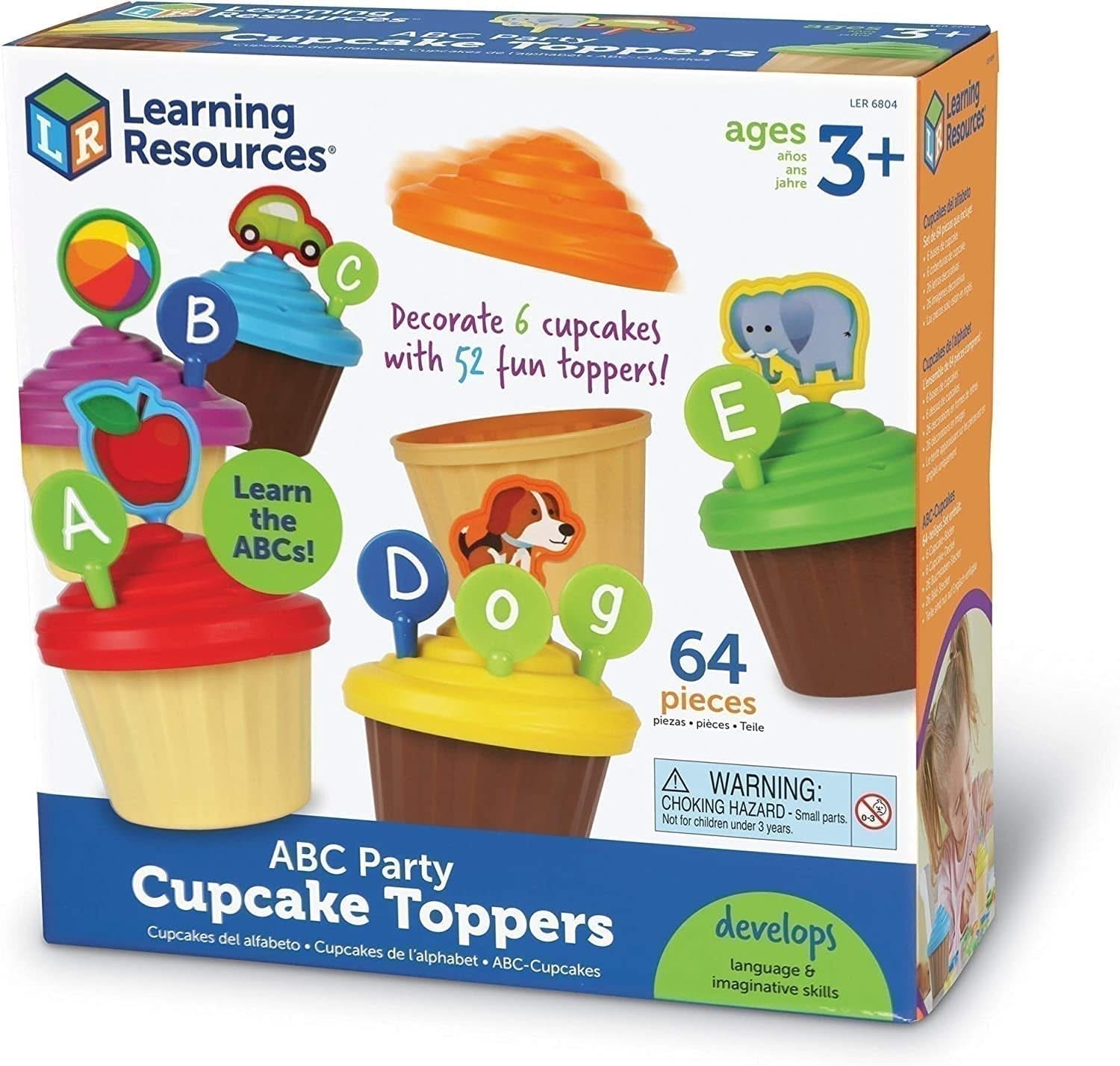 ABC Party Cupcake Toppers, ABC Party Cupcake Toppers,,Primary Literacy Resources,Phonic resources,speaking and listening resources,classroom resources, ABC Party Cupcake Toppers,ABC Party Cupcake Toppers Make learning the alphabet a delightful experience with ABC Party Cupcake Toppers! This fun and educational set is perfect for turning playtime into an opportunity for building early language skills. With six pretend cupcakes ready for decoration and 52 letter and picture toppers, kids can exp,ABCABC Party 