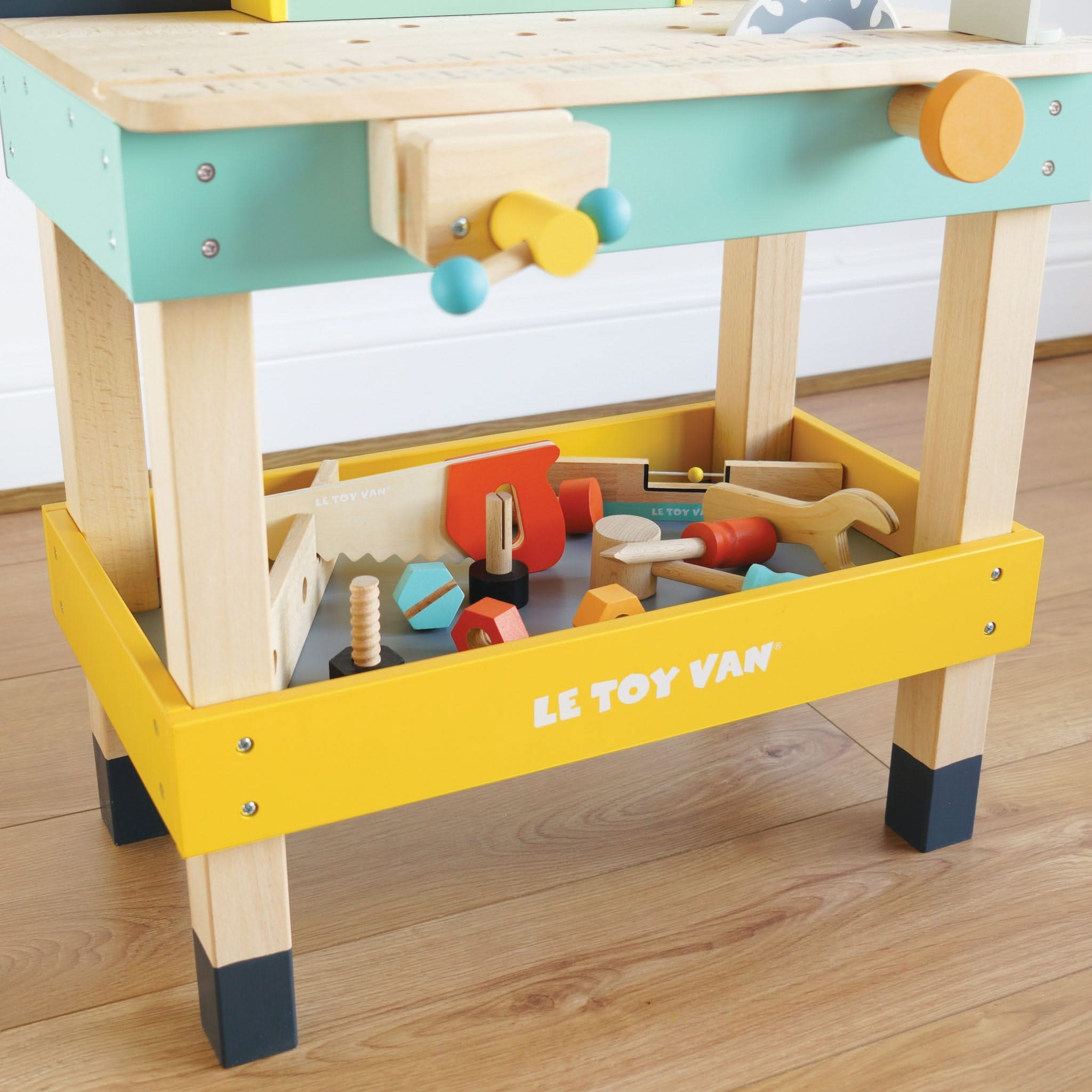 Alexs Toy Work Bench, Alex’s Toy Work Bench,Workbench,Tidlo Workbench,childrens work bench,childrens pretend play tool set,childrens tool set bench, Alex’s Toy Work Bench – Eco-Friendly Tool Time Fun! Get ready for hands-on building adventures with Alex’s Toy Work Bench—a beautifully crafted wooden toy workbench designed for little builders with big imaginations! Part of our award-winning collection, this sturdy and sustainable workbench is packed with realistic features and chunky wooden tools, perfect for