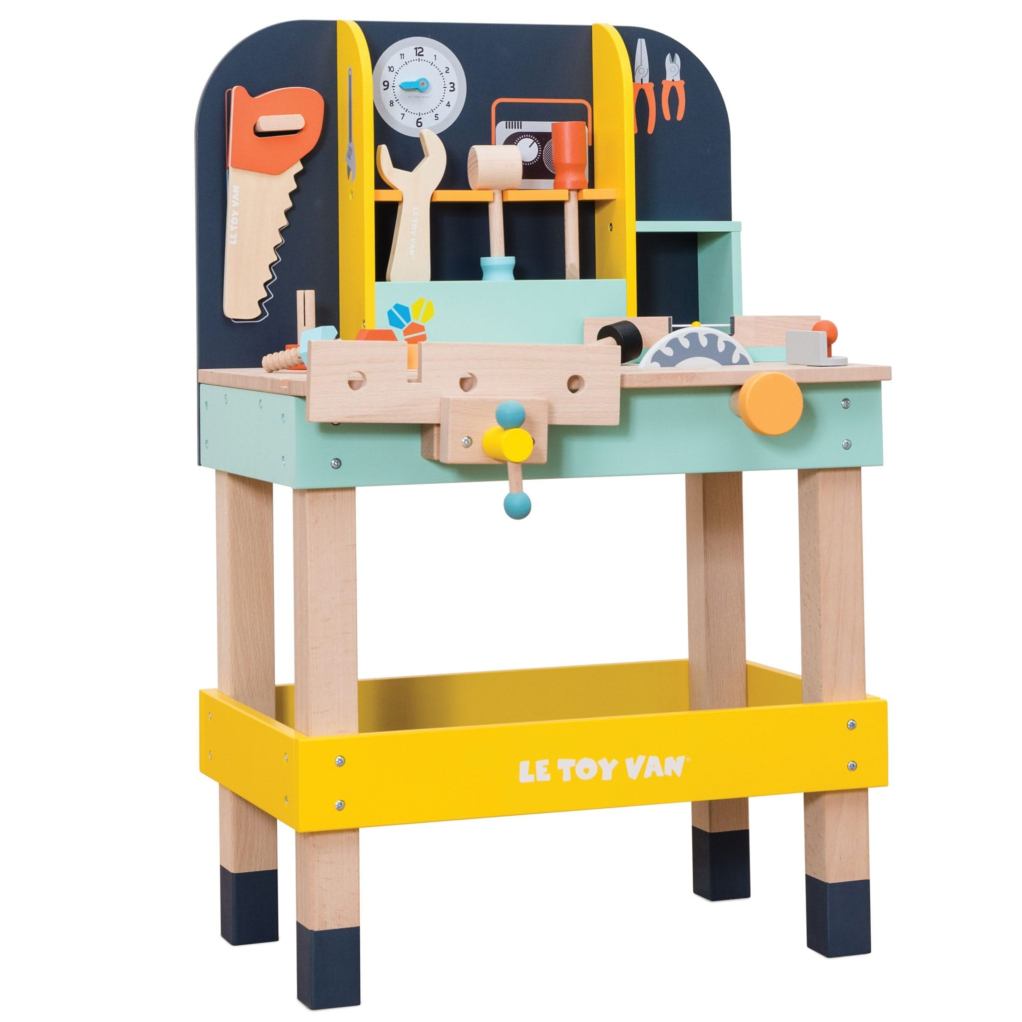 Alexs Toy Work Bench, Alex’s Toy Work Bench,Workbench,Tidlo Workbench,childrens work bench,childrens pretend play tool set,childrens tool set bench, Alex’s Toy Work Bench – Eco-Friendly Tool Time Fun! Get ready for hands-on building adventures with Alex’s Toy Work Bench—a beautifully crafted wooden toy workbench designed for little builders with big imaginations! Part of our award-winning collection, this sturdy and sustainable workbench is packed with realistic features and chunky wooden tools, perfect for