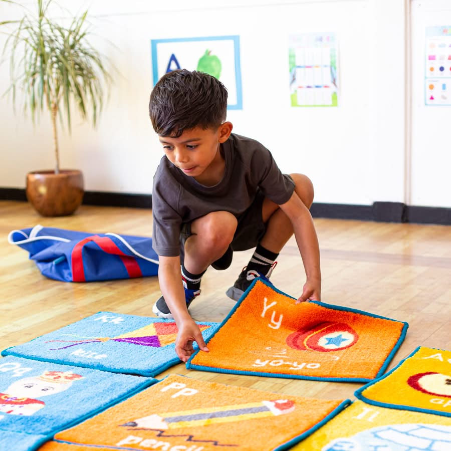 Alphabet Mini Placement Carpets with Holdall, Alphabet Mini Placement Carpets with Holdall,Mini Placement Alphabet Squares,Classroom Carpets and Classroom rugs are widely used in day care centres, schools and playgroups. Classroom Carpets can be used in many ways, but the themed classroom rugs give children play value and allow creative play. The larger rugs can be used for group activities and directional play., Alphabet Mini Placement Carpets with Holdall,The Alphabet Mini Placement Carpets with Holdall c