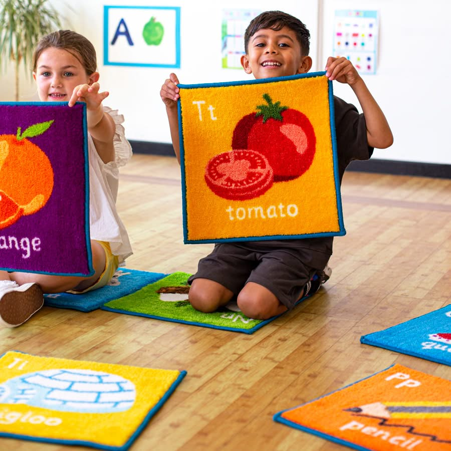 Alphabet Mini Placement Carpets with Holdall, Alphabet Mini Placement Carpets with Holdall,Mini Placement Alphabet Squares,Classroom Carpets and Classroom rugs are widely used in day care centres, schools and playgroups. Classroom Carpets can be used in many ways, but the themed classroom rugs give children play value and allow creative play. The larger rugs can be used for group activities and directional play., Alphabet Mini Placement Carpets with Holdall,The Alphabet Mini Placement Carpets with Holdall c