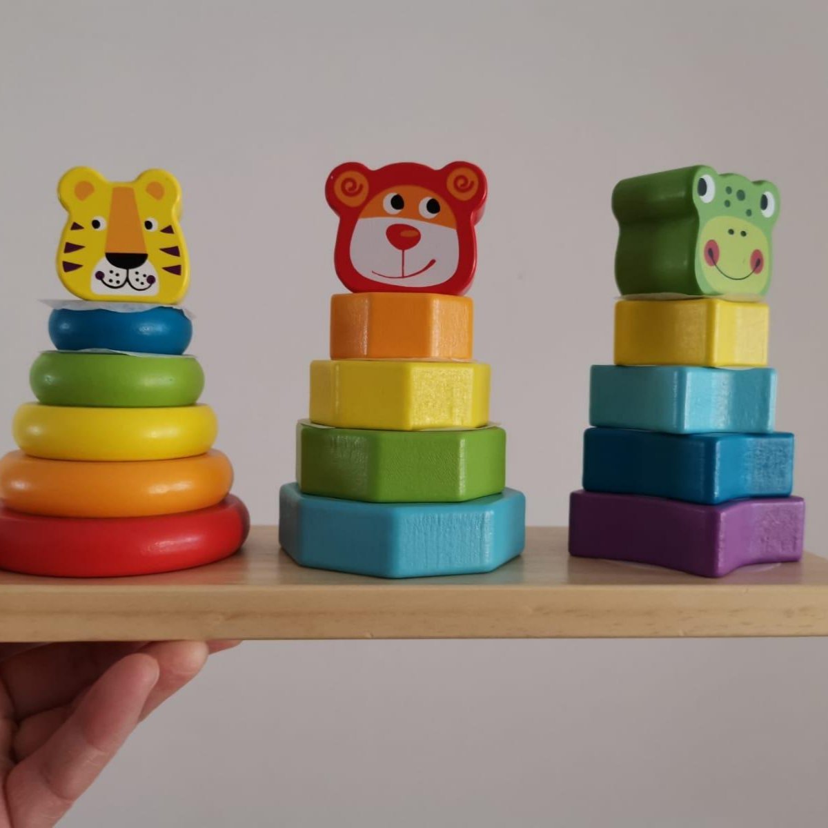 Animal Wooden Stacker, Animal Wooden Stacker,Geometric Stacker,Melissa and Doug 567 Geometric Stacker Wooden Educational Toy, Animal Wooden Stacker,Animal Wooden Stacker The Animal Wooden Stacker is a delightful and educational toy designed to keep toddlers engaged while supporting their cognitive development. Perfect for kids aged 2 and up, this stacking toy is more than just fun—it's a tool for building essential early skills. Animal Wooden Stacker Features Educ,AnimalAnimal Wooden Stacker The Animal Wood