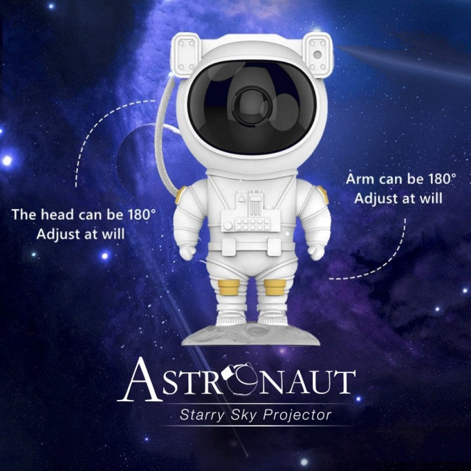 Astronaut Starry Sky Projector, Astronaut Starry Sky Projector,special needs toys discount,TTS sensory discount code, Astronaut Starry Sky Projector – Explore the Cosmos from Home Bring the wonders of space into your room with the Astronaut Starry Sky Projector, a striking and functional projector lamp that combines futuristic design with captivating celestial projections. Perfect for anyone fascinated by the cosmos, this spaceman-shaped lamp projects vibrant nebula clouds and laser stars, turning your spac