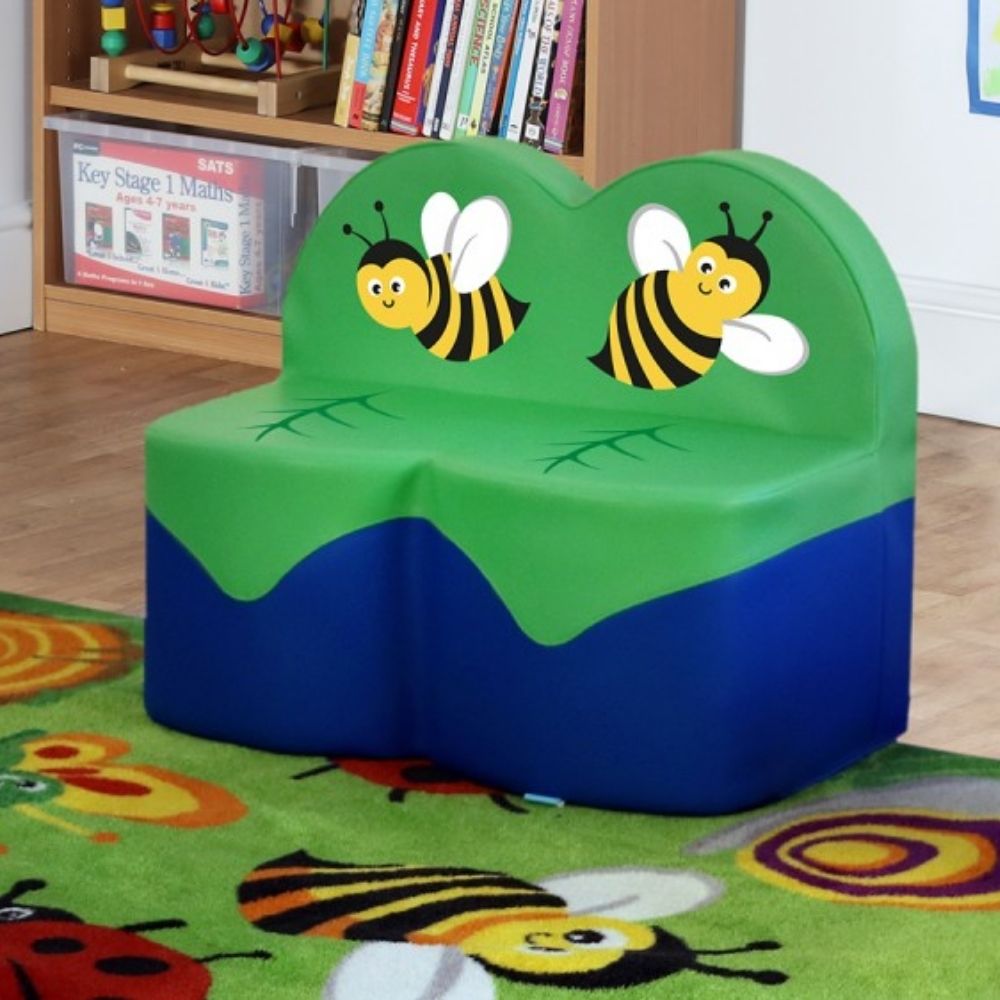 Back to Nature 2 Seat Sofa, Back to Nature 2 Seat Sofa,childrens seating area,Childrens sofa,Primary School Furniture for indoor and outdoor environments. School Tables, School Chairs, Storage and Play areas for classrooms and nursery settings, Back to Nature 2 Seat Sofa,The Back to Nature 2 Seat Sofa is a brightly coloured nature themed sofa set which is ideal for nurseries and schools. The Back to Nature 2 Seat Sofa which will add colour and style to any EYFS and home setting. A refresh of our Back to Nat