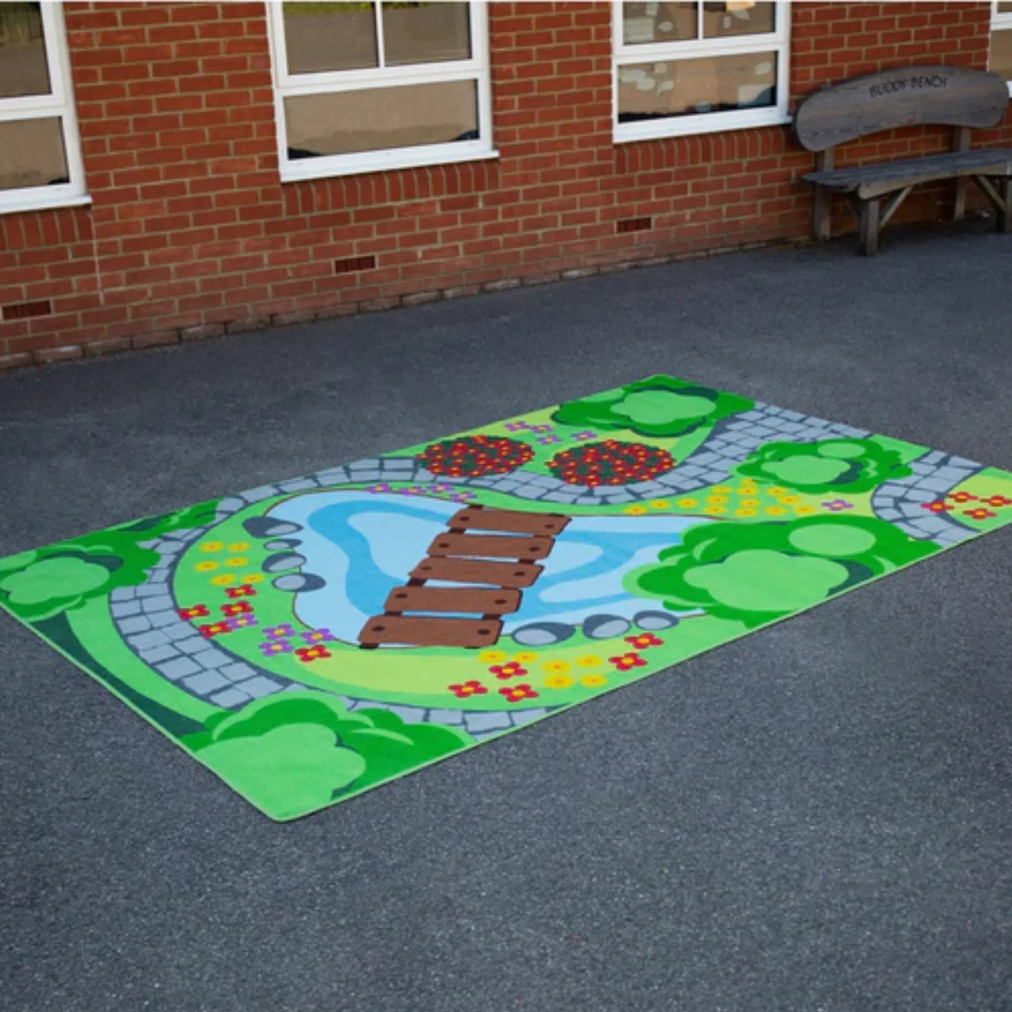 Back to Nature Garden Outdoor Mat, Back to Nature Garden Outdoor Mat,outdoor childrens carpet,early years resources, educational resources, educational materials, children's learning resources, children's learning materials, teaching resources for children, teaching material for children, Back to Nature Garden Outdoor Mat,The Back to Nature Garden Outdoor Mat is a delightful addition to outdoor learning environments. The Back to Nature Garden Outdoor Mat is crease resistant with unique Rhombus anti-skid Dur