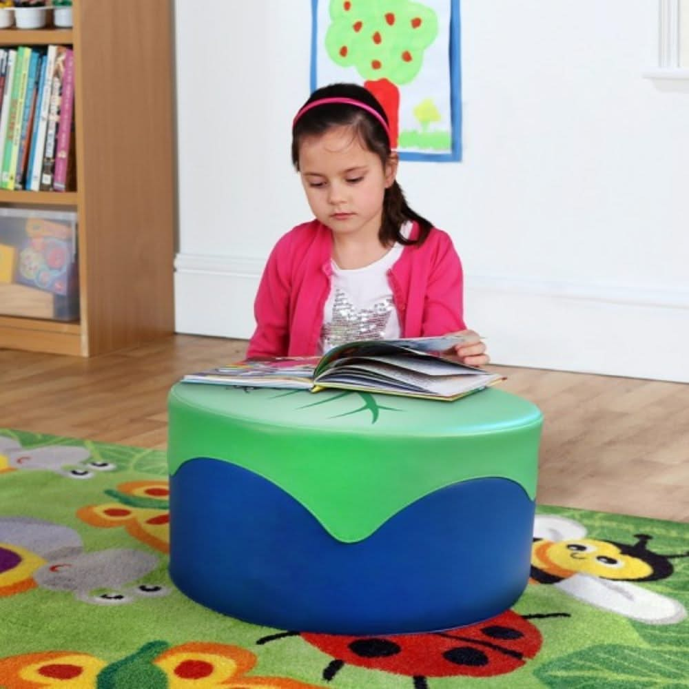 Back to Nature Pouf, Back to Nature Pouf, EYFS Furniture,Primary School Furniture for indoor and outdoor environments. School Tables, School Chairs, Storage and Play areas for classrooms and nursery settings, Back to Nature Pouf,The Back to Nature Pouf is a brightly coloured nature themed Pouf which is ideal for nurseries and school.Create a themed seating environment with these stunning soft seating ranges. Unique modular design allows you to mix and match to suit any environment. The Back to Nature Pouf w