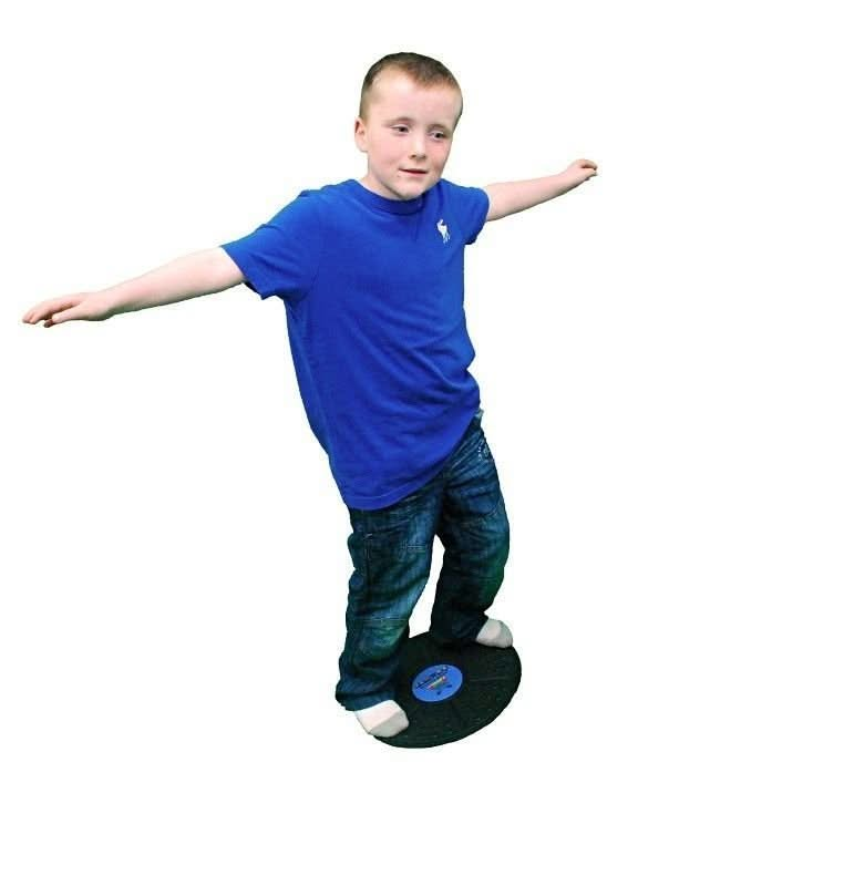 Balance Wobble Board, Balance Wobble Board,Balance cushion,Balance disc,special needs balance disc,balance cushion disc,spikey balance disc,rompa balance cushion,tactile cushion,sensory balance cushion, Balance Wobble Board,Discover the magic of balance and coordination with our Balance Wobble Board, designed specifically for older children and teens seeking a stimulating challenge. The balance board's surface is adorned with raised circles, ensuring a slip-resistant experience that prioritizes your child's