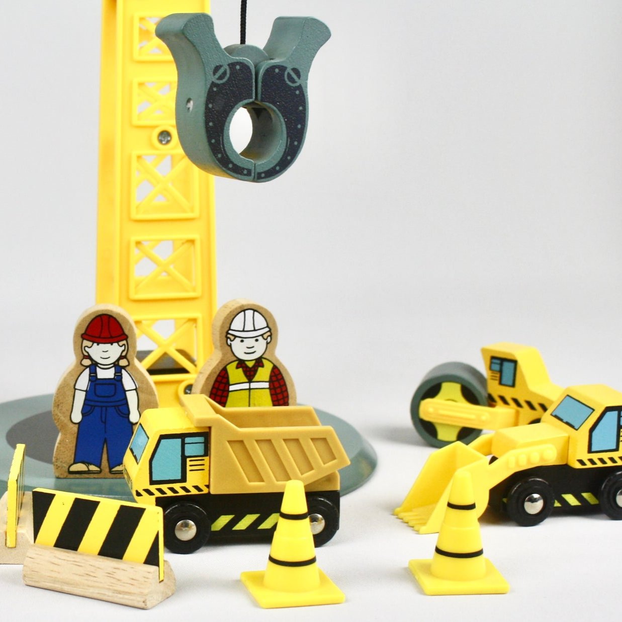 Big Crane Construction Set, Big Crane Construction Set,Bigjigs Big Crane Construction Set,Construction Toys.Wooden Toys, Big Crane Construction Set,Big Crane Construction Set It’s time to tackle big projects at the building site with the Big Crane Construction Set! Towering above the construction zone, this impressive wooden crane toy is packed with realistic features that mimic the operations of a real crane. From lifting heavy loads to swivelling 360 degreesBig Crane Construction Set It’s time to tackle b