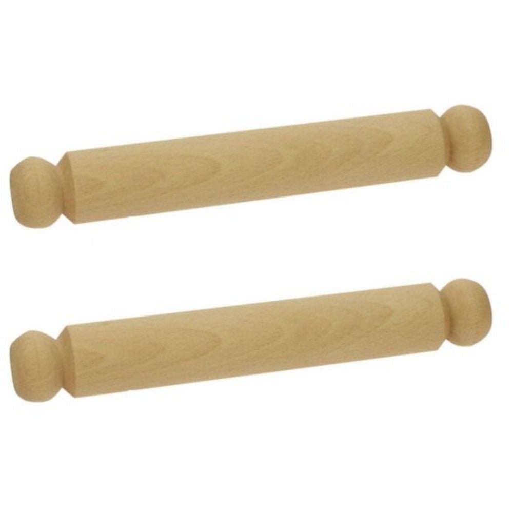 Bigjigs Large Rolling Pin Pack of 2, Large Rolling Pin Pack of 2,Childrens rolling pins,Pretend play rolling pins,4 Pack Mixing Wooden Spoons,early years sensory play,baby sensory play ideas,, Bigjigs Large Rolling Pin Pack of 2,Bigjigs Large Rolling Pin Pack of 2 Introduce your young chef to the joy of baking with the Bigjigs Large Rolling Pin Pack of 2, perfectly designed for little hands. These rolling pins are crafted with easy-to-grip handles and a comfortable size, allowing children to participate in 