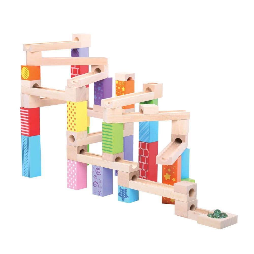 Bigjigs Toys Marble Run, Bigjigs Toys Marble Run,Marble run toy,Wooden marble run toy,Wooden running tower toy,early years toys,early years resources, educational resources, educational materials, children's learning resources, children's learning materials, teaching resources for children, teaching material for children, Bigjigs Toys Marble Run,Little builders can construct an impressive colourful Wooden Marble Run with this fun wooden toy! Place your marbles at the top and watch in delight as they roll do