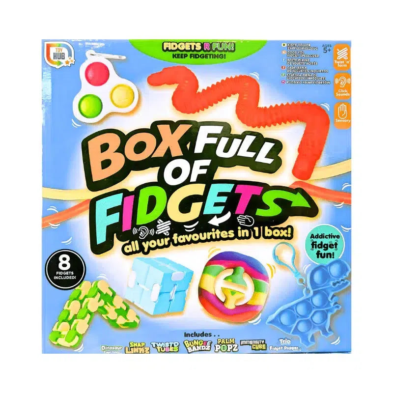 Box Full Of Fidgets, Box Full Of Fidgets,Fidget toys,Box of fidget toys,cheap fidget toys, Box Full of Fidgets – The Ultimate Fidget Toy Collection! Unbox a world of sensory fun with the Box Full of Fidgets! Designed for stress relief, focus, and endless entertainment, this exciting collection of fidget toys is perfect for kids and adults alike. Whether you need a distraction at work, a classroom tool for concentration, or just a fun way to keep restless hands busy, this box is packed with colourful, engagi