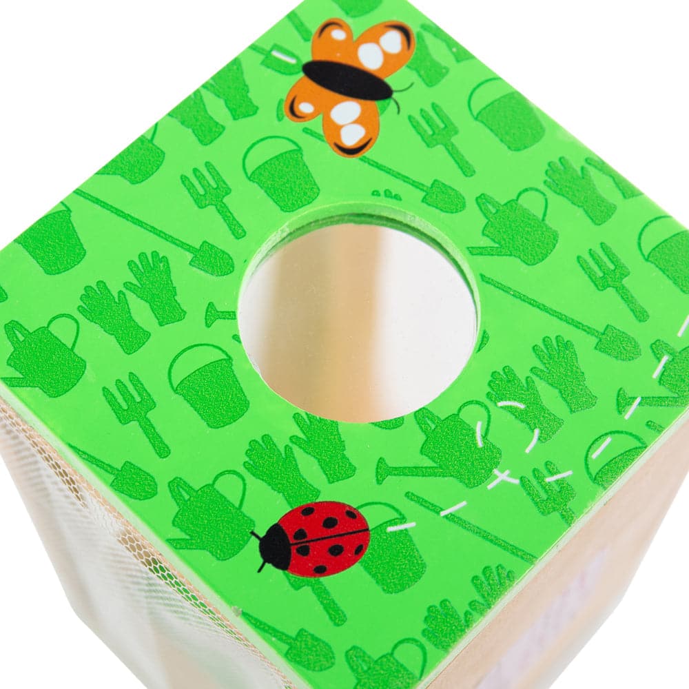 Bug Box, Bug Box,Bigjigs Bug Box,Wooden bug box,childrens bug catching toys, Bug Box,Bigjigs Kids Bug Box – A Safe Haven for Bug Lovers! Little explorers can safely store and observe their bug discoveries with the Bigjigs Kids Bug Box. This colourful and sturdy bug box is the perfect companion for mini bug hunters on their outdoor adventures. Bug Box Features: Safe and Fun Design: The bug box features ,Bug BoxBigjigs Kids Bug Box – A Safe Haven for Bug Lovers! Little explorers can safely store and observe t