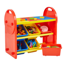 Children's 6-Bin Storage Organiser Unit with Construction Tabletop, Children's 6-Bin Storage Organiser Unit with Construction Tabletop,Liberty House Toys Discount, Children's 6-Bin Storage Organiser Unit with Construction Tabletop,Children's 6-Bin Storage Organiser Unit with Construction Tabletop Introduce a world of organisation and creativity with our 6-Bin Storage Organiser Unit with Construction Tabletop. This versatile and vibrant unit combines practicalChildren's 6-Bin Storage Organiser Unit with Cons