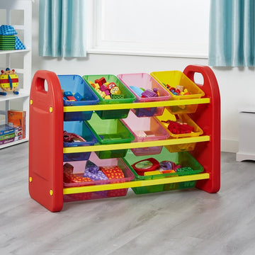 Children's 6-Bin Storage Organiser Unit with Construction Tabletop, Children's 6-Bin Storage Organiser Unit with Construction Tabletop,Liberty House Toys Discount, Children's 6-Bin Storage Organiser Unit with Construction Tabletop,Children's 6-Bin Storage Organiser Unit with Construction Tabletop Introduce a world of organisation and creativity with our 6-Bin Storage Organiser Unit with Construction Tabletop. This versatile and vibrant unit combines practical storage solutions with the fun of a construction