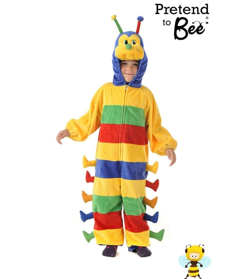 Childrens Caterpillar Costume - 3-5 Years old, , Childrens Caterpillar Costume - 3-5 Years old,Get ready to have a blast with our Caterpillar outfit! This ultra-soft chenille velour onesie is designed to keep your little one cozy and comfortable, while also being irresistibly cute.The onesie features a vibrant, multi-coloured rainbow design that will surely grab everyone's attention. TheGet ready to have a blast with our Caterpillar outfit! This ultra-soft chenille velour onesie is designed to keep your lit