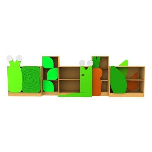 Childrens Novelty Bookcase Snail with Leaf Door, Childrens Novelty Bookcase Snail with Leaf Door,classroom Book Storage Units 3 Large Tray Unit,Furniture,classroom furniture,Furniture Storage,Classroom Storage,Book Storage,Bookcases for schools, Childrens Novelty Bookcase Snail with Leaf Door,Brightly coloured bookcases will bring the outside in Our Natural World range is a set of themed bookcases featuring easily identifiable images from the world outside our window and will make any environment the envy o