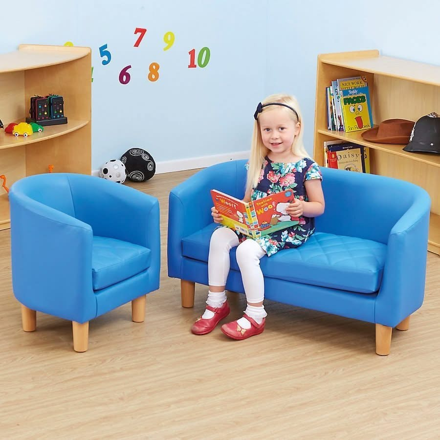 Children's Tub Sofa, Children's Tub Sofa - Blue, Children's Tub Blue sofa,Children', Children's Tub Sofa – Stylish Comfort for Little Ones The Children's Tub Sofa is the perfect blend of comfort, durability, and style, designed specifically for young childrenChildren's Tub Sofa – Stylish Comfort for Little Ones The Children's Tub Sofa is the perfect blend of comfort, durability, and style, designed specifically for young children. Ideal for classrooms, nurseries, or play areas, this vibrant and cosy sofa pr