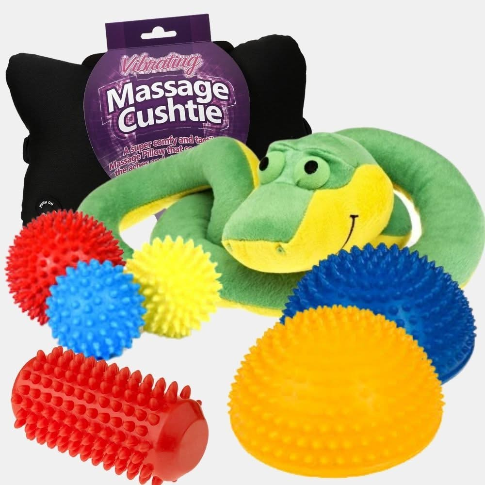 Chillax Massage Buddy Set, Chillax Massage Buddy Set,Childrens sensory massage kit,sensory massage set,baby sensory massage,special needs massage,baby massage,children's massage,care home dementia supplies, Chillax Massage Buddy Set,Introducing the revamped Chillax Massage Buddy Set, a specialized collection crafted for individuals with visual impairments or complex needs who find solace and joy in the realm of touch and massage. This set is not just a compilation of sensory items; it’s a harmonious blend o