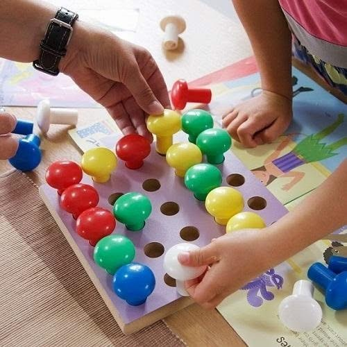 Chunky Pegboard, Peg Board with Large Pegs,fine motor skills pegboard,special needs pegboard,special needs peg board,pegboard fine motor skills,games for fine motor skills,special needs toys,special needs toys and games, Chunky Pegboard,The Chunky Peg Board with Large Pegs is Ideal for counting, patterns, sequencing & geometry work. The Chunky Peg Board contains 25 large chunky pegs in 5 different colours. Children will love to slot the pegs into any of the 25 holes on the board to create different patterns