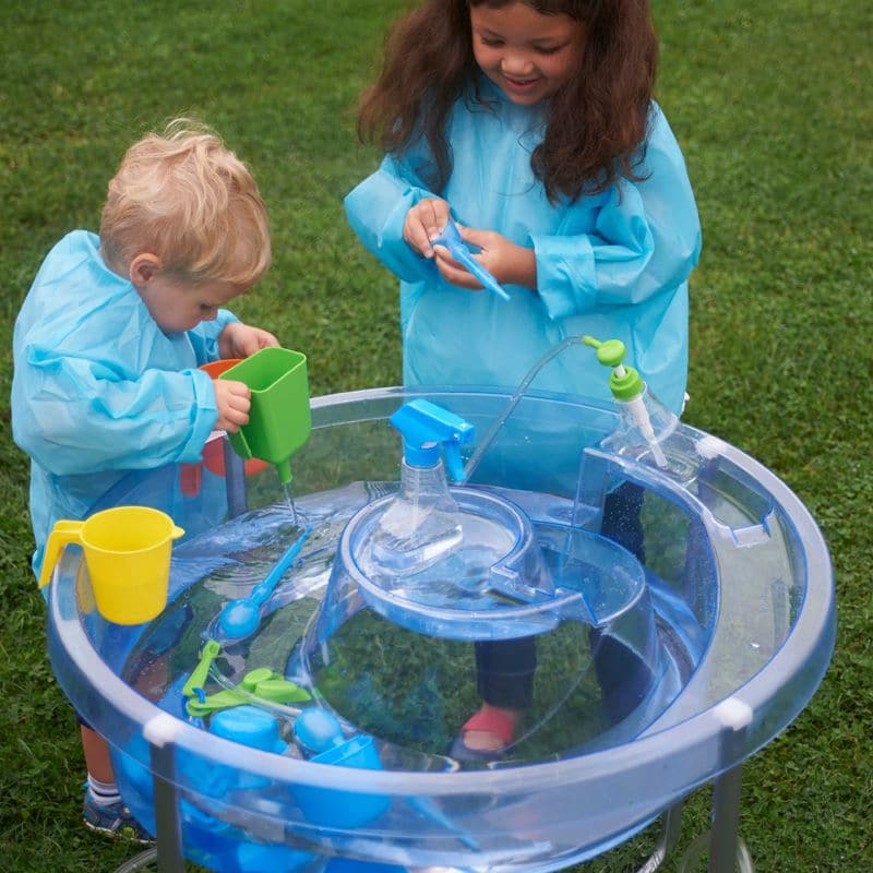 Circular Water Tray and Stand, Circular Water Tray and Stand.Circular Water Tray,Clear Sand and Water Table With Lid,children's water play table,childrens water table,childrens sand and water play, Circular Water Tray and Stand,The Circular Water Tray and stand set is a cleverly designed and versatile clear sand and water tray with central helter skelter for use as a water channel or roadway and an outer trough which together stimulate imaginative play. The Circular Water Tray and stand isThe Circular Water