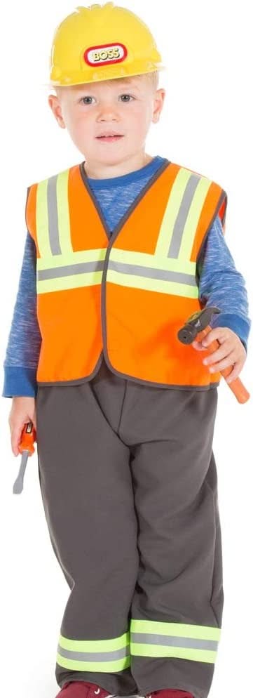 Construction Worker - 5-7 years, Construction Worker - 5-7 years,Builders fancy dress,construction work fancy dress,builders role play clothing,role play resources, Let your child step into the world of construction with this realistic and durable Construction Worker Fancy Dress Costume. Designed for both boys and girls, this high-quality outfit is perfect for role-play, fancy dress parties, and everyday adventures. Whether they’re building skyscrapers in the garden or leading a team on a pretend constructi