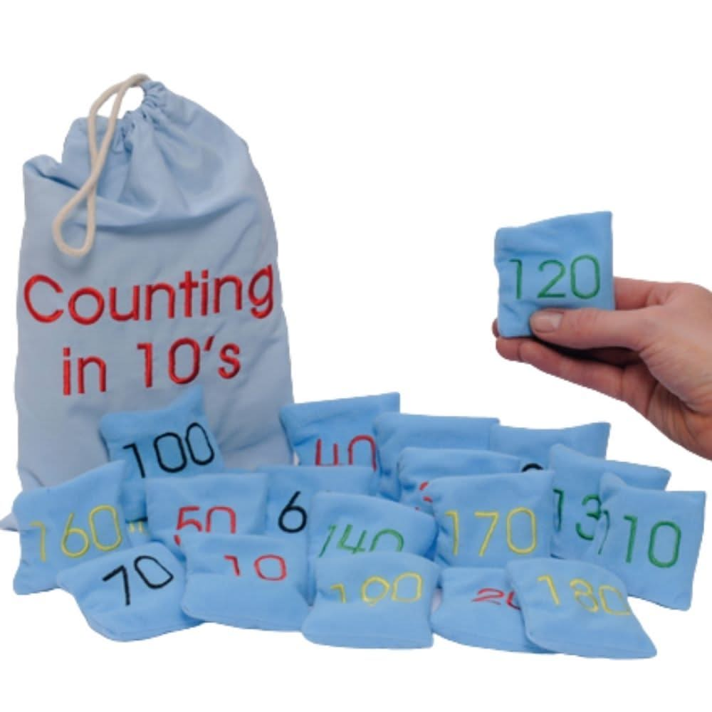 Counting In 10s Bean Bags, Counting In 10s Bean Bags,Counting Resources,EYFS numeracy resources,EYFS Counting resources,Number bean bags,Number and dots bean bags,numeracy bean bags,bean bag toys,children's bean bag, Counting In 10s Bean Bags,Counting In 10s Bean Bags Introduce children to the fundamentals of counting in tens with these vibrant Counting In 10s Bean Bags! Perfect for reinforcing early numeracy skills, these bean bags make learning engaging and interactive, helping children build a solid unde