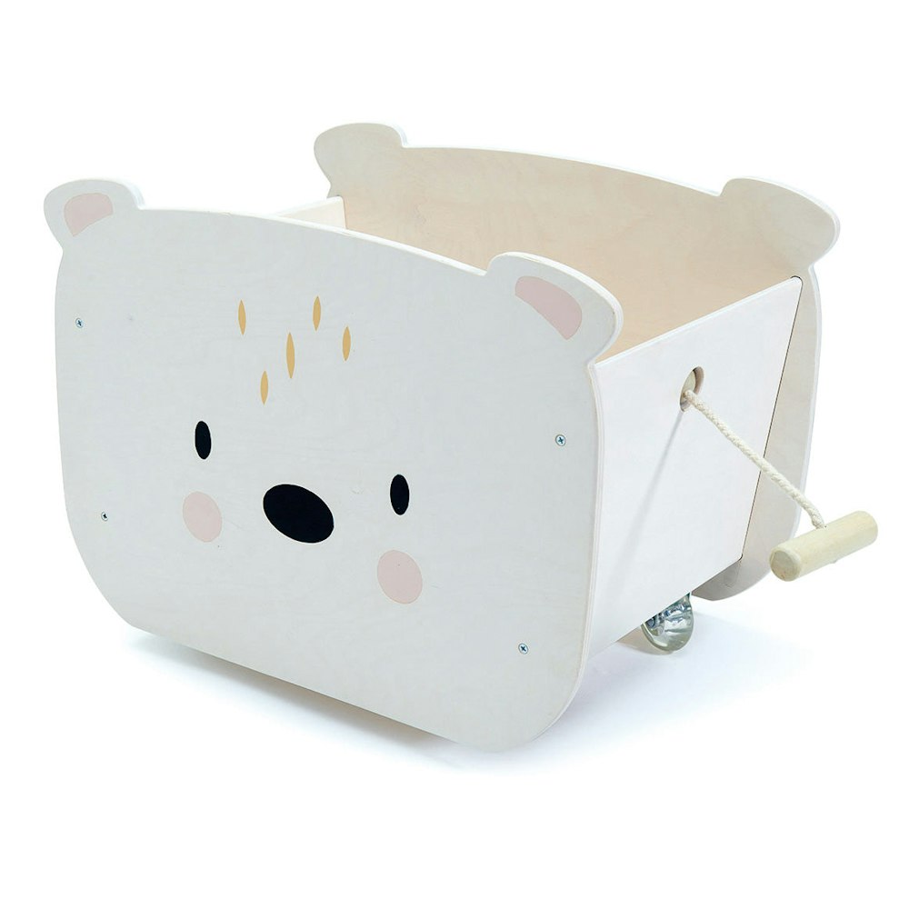 Tenderleaf Toys Pull Along Bear Cart