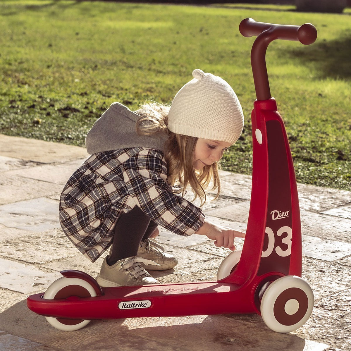 Early Years Dino Ride On - Red