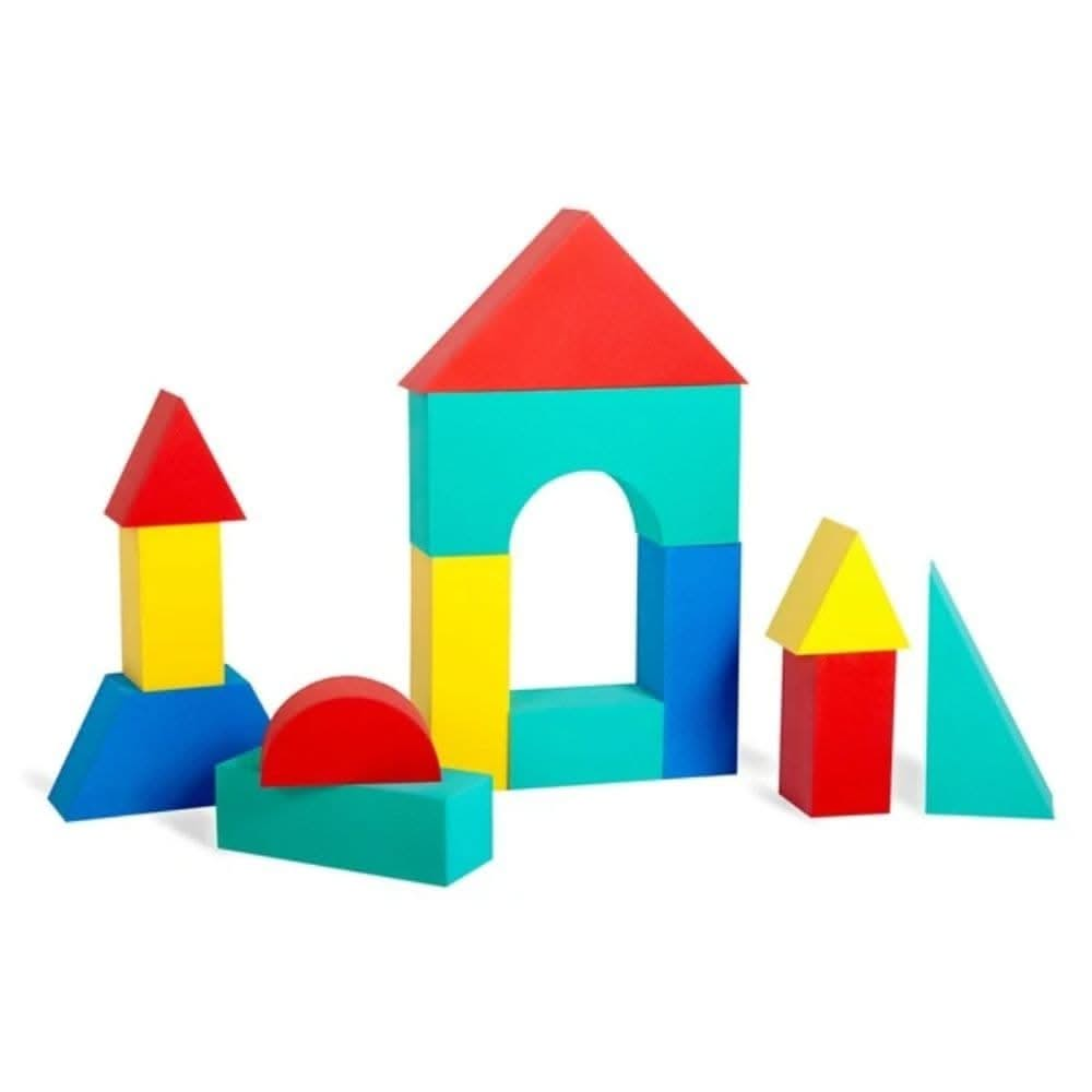 Edushape Giant Foam Blocks 16 Pieces, Edushape Giant Foam Blocks 16 Pieces,,INFANT Building blocks,Building Blocks,Early Years Educational Supplies,Brick Me Building Blocks,Sensory play blocks, Edushape Giant Foam Blocks 16 Pieces – Build, Create, and Explore The Edushape Giant Foam Blocks 16 Pieces set is a vibrant and versatile collection of lightweight, durable, and safe building blocks, designed to inspire endless creativity in young children. Perfect for indoor and outdoor play, these soft foam blocks 