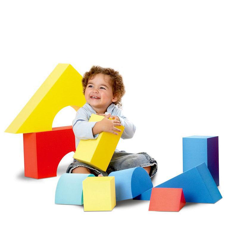 Edushape Giant Foam Blocks 16 Pieces, Edushape Giant Foam Blocks 16 Pieces,,INFANT Building blocks,Building Blocks,Early Years Educational Supplies,Brick Me Building Blocks,Sensory play blocks, Edushape Giant Foam Blocks 16 Pieces – Build, Create, and Explore The Edushape Giant Foam Blocks 16 Pieces set is a vibrant and versatile collection of lightweight, durable, and safe building blocks, designed to inspire endless creativity in young children. Perfect for indoor and outdoor play, these soft foam blocks 