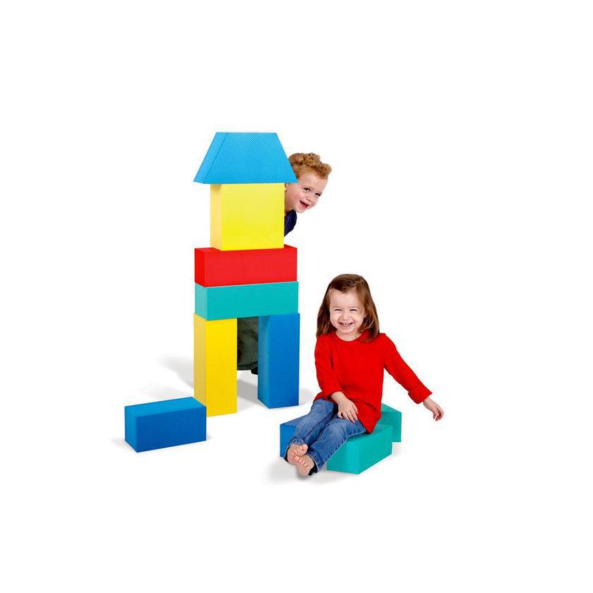 Edushape Giant Foam Blocks 16 Pieces, Edushape Giant Foam Blocks 16 Pieces,,INFANT Building blocks,Building Blocks,Early Years Educational Supplies,Brick Me Building Blocks,Sensory play blocks, Edushape Giant Foam Blocks 16 Pieces – Build, Create, and Explore The Edushape Giant Foam Blocks 16 Pieces set is a vibrant and versatile collection of lightweight, durable, and safe building blocks, designed to inspire endless creativity in young children. Perfect for indoor and outdoor play, these soft foam blocks 