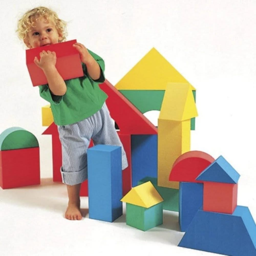 Edushape Giant Foam Blocks 16 Pieces, Edushape Giant Foam Blocks 16 Pieces,,INFANT Building blocks,Building Blocks,Early Years Educational Supplies,Brick Me Building Blocks,Sensory play blocks, Edushape Giant Foam Blocks 16 Pieces – Build, Create, and Explore The Edushape Giant Foam Blocks 16 Pieces set is a vibrant and versatile collection of lightweight, durable, and safe building blocks, designed to inspire endless creativity in young children. Perfect for indoor and outdoor play, these soft foam blocks 