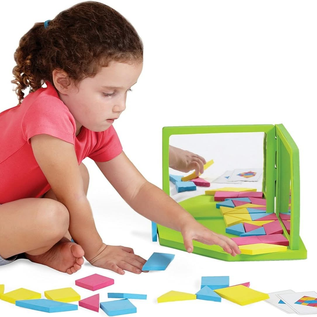 Edushape Magic Symmetry, Edushape Magic Symmetry,Edushape Toys,Edushape Toys Uk,Edushape childrens toys, Edushape Magic Symmetry,Edushape Magic Symmetry The Edushape Magic Symmetry set takes a child's fascination with mirrors to an exciting new level. Featuring low-distortion, child-safe 90-degree mirrors and brightly coloured foam geometric shapes, this set provides endless opportunities for creative exploration, learning, and fun. EdushapeEdushape Magic Symmetry The Edushape Magic Symmetry set takes a chi