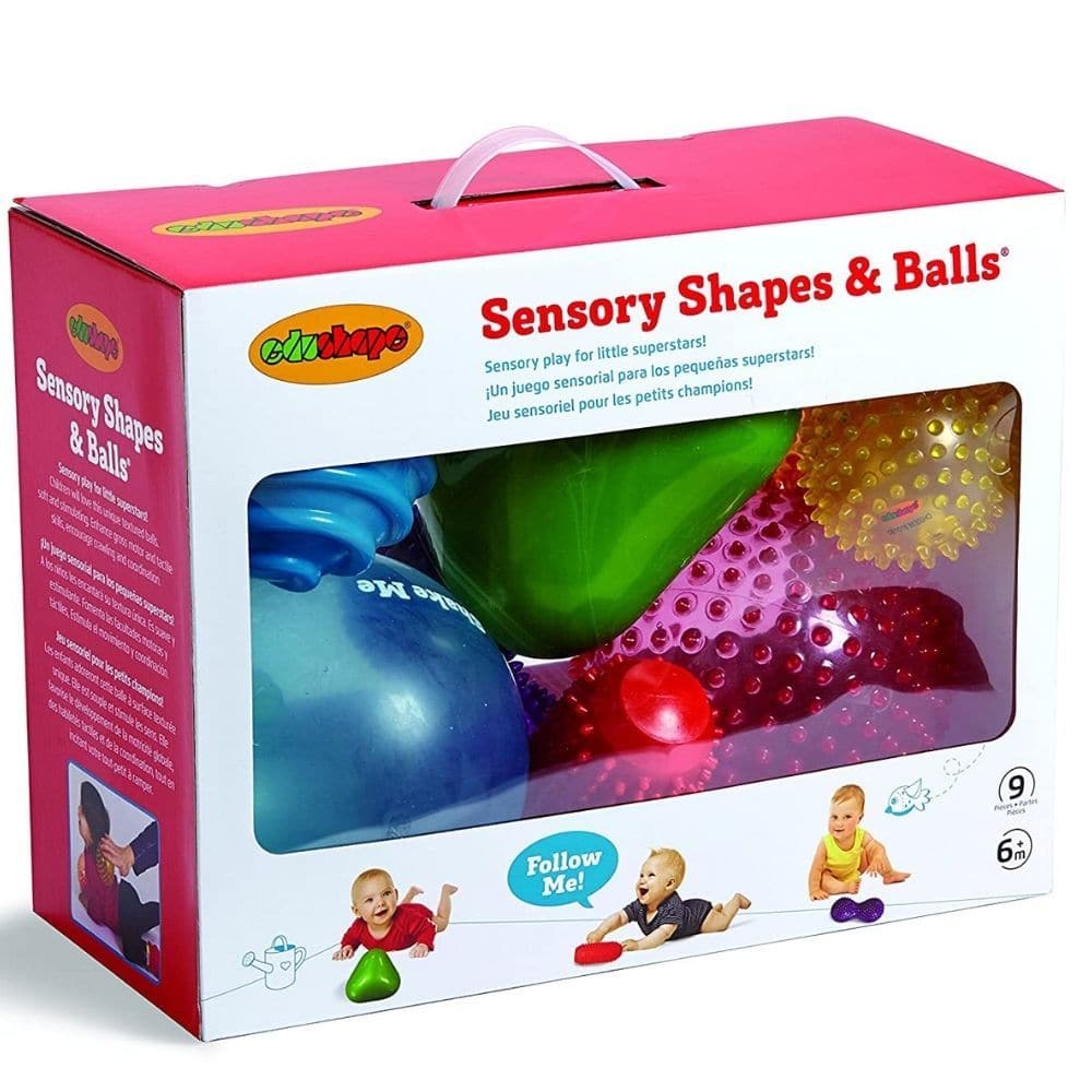 Edushape Sensory Shapes and Balls Kit, Edushape Sensory Shapes and Balls Kit,Edushape sensory shapes and balls kit,edushape sensory shapes and balls set,Edushape balls,Edushapes toys,Edushapes early years toys,Edushape sensory toys, Edushape Sensory Shapes and Balls Kit,This unique set of 9 sensory balls and shapes is a great resource for sensory exploration through play. Various textures and styles make this Edushape sensory shapes and balls kit unique. Explore the intriguing shape of the small green trian