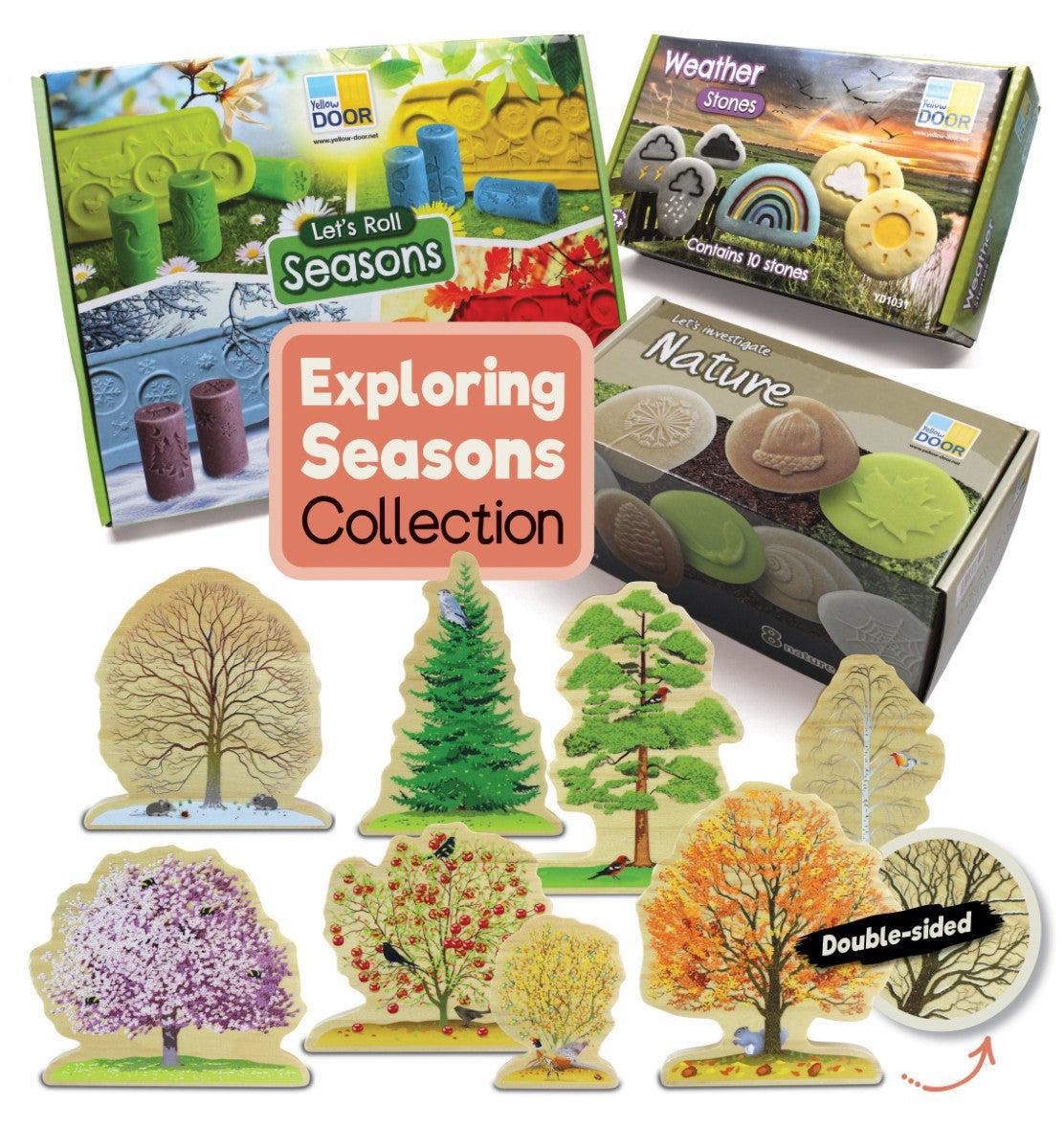 Exploring Seasons Collection, Exploring Seasons Collection,Seasons educational resources,Yellowdoor, Exploring Seasons Collection – A Hands-On Journey Through Nature’s Changes Inspire curiosity, creativity, and language-rich learning with the Exploring Seasons Collection—a beautifully curated set of resources designed to help children engage with the ever-changing world around them. Through hands-on exploration, children can experience the beauty of spring, summer, autumn, and winter, both indoors and outdo