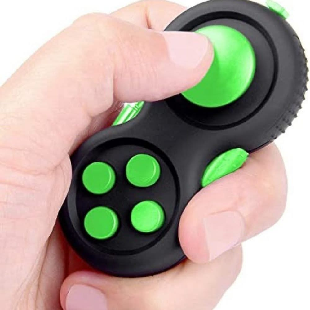 Fidget Pad, Fidget Pad,Sensory Fdget Pad,childrens fidget cube,cheap fidget cube, fidget toy, Fidget Pad – The Ultimate Multi-Sensory Stress Reliever The Fidget Pad is a compact, portable stress-relief tool designed to provide a variety of tactile experiences in one engaging device. Shaped like a game controller, this innovative fidget gadget is small enough to fit in your pocket, making it an ideal sensory toy companion for work, school, or on the go. Packed with multiple interactive features, the Fidget P